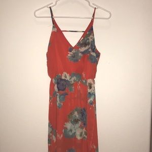 Formal orange dress